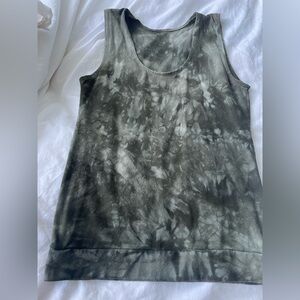 Sage and Spirit brand hemp green tank top s small